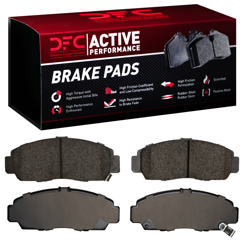 Acura TSX Brake Pads - Front - DFC - Active Performance Pads - Low Metallic - `99-`14