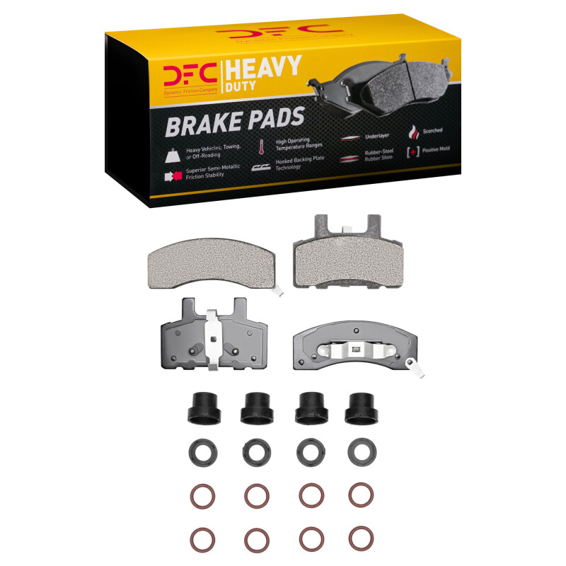 Chevrolet Express 3500 Brake Pads - Front - DFC - Heavy Duty Semi-Metallic - `88-`02