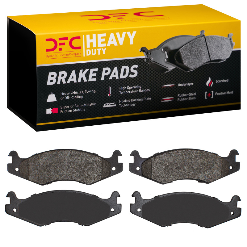 Hummer H1 Brake Pads - Front/Rear - DFC - Semi Metallic Heavy Duty - `92-`06