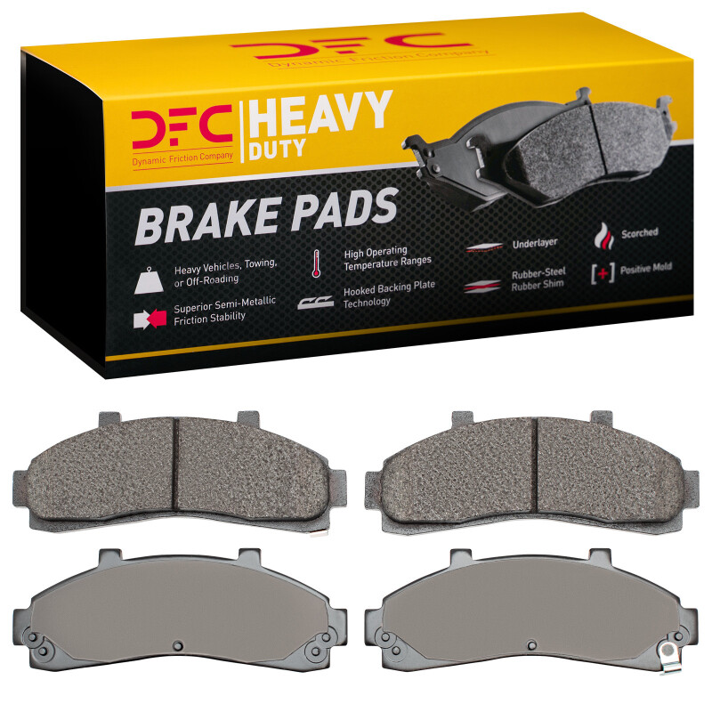 Ford Ranger Brake Pads - Front - DFC - Heavy Duty + Semi Metallic - `95-`02