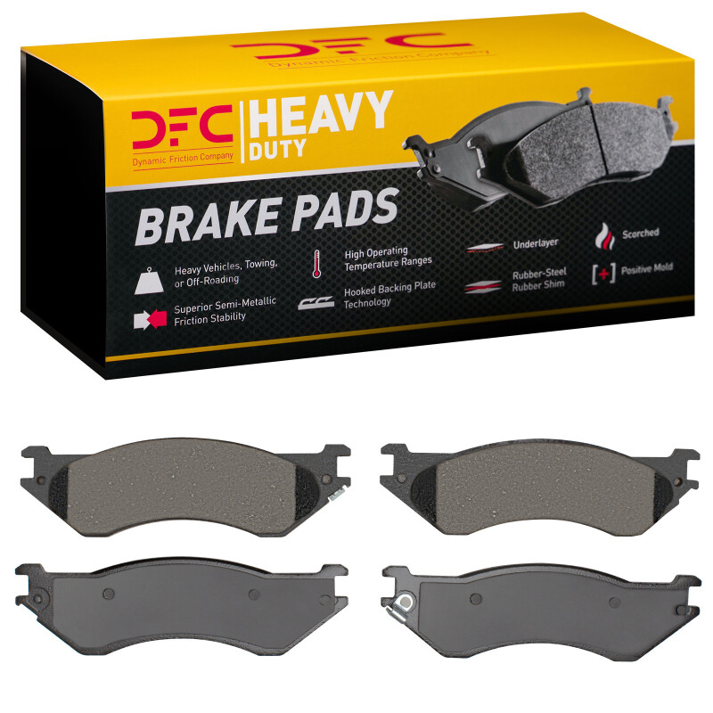 Dodge B1500 Brake Pads - Front - DFC - Heavy Duty Pads - Semi Metallic - `97-`04