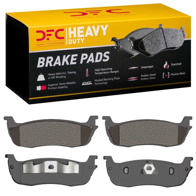 Ford Expedition Brake Pads - Rear - DFC - Heavy Duty - Semi Metallic - `97-`11