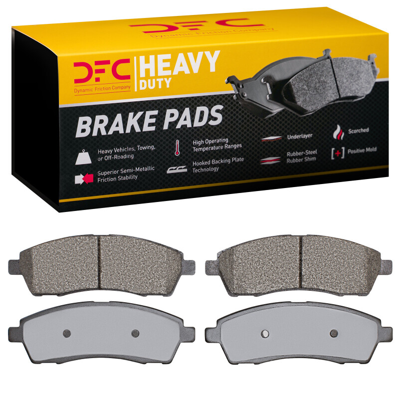Ford F-350 Super Duty Brake Pads - Rear - DFC - Heavy Duty Semi-Metallic - `99-`05