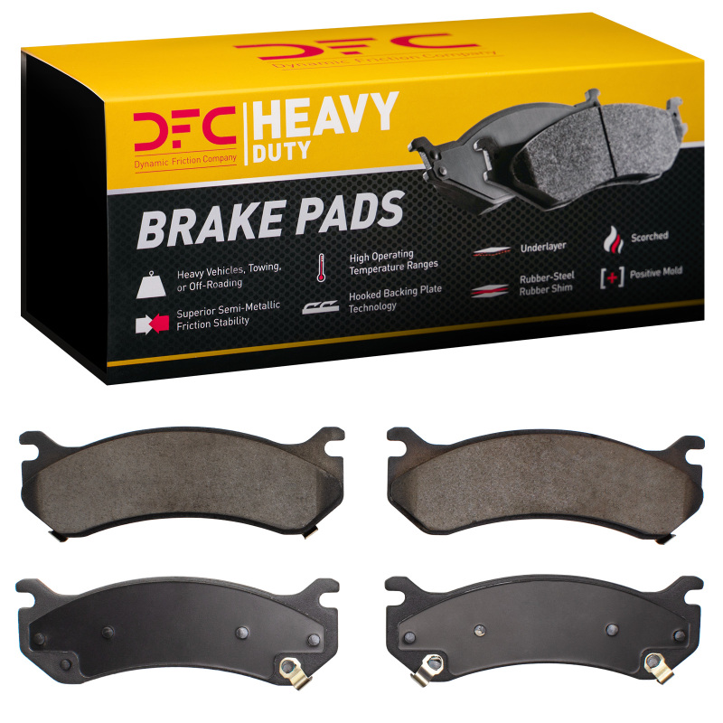 Cadillac Escalade EXT Brake Pads - Front + Rear - DFC - Heavy Duty Semi-Metallic - `99-`13