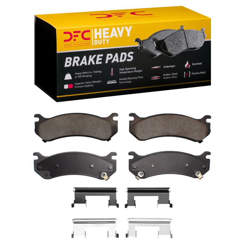 Cadillac Escalade EXT Brake Pads - Front/Rear - DFC - Heavy Duty Pads and Hardware Kit - `99-`13