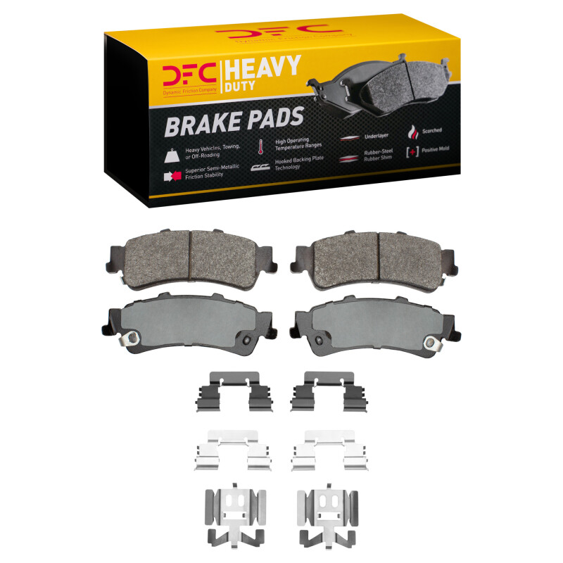 Cadillac DeVille Brake Pads - Rear - DFC - Semi-Metallic, Heavy Duty - `99-`11