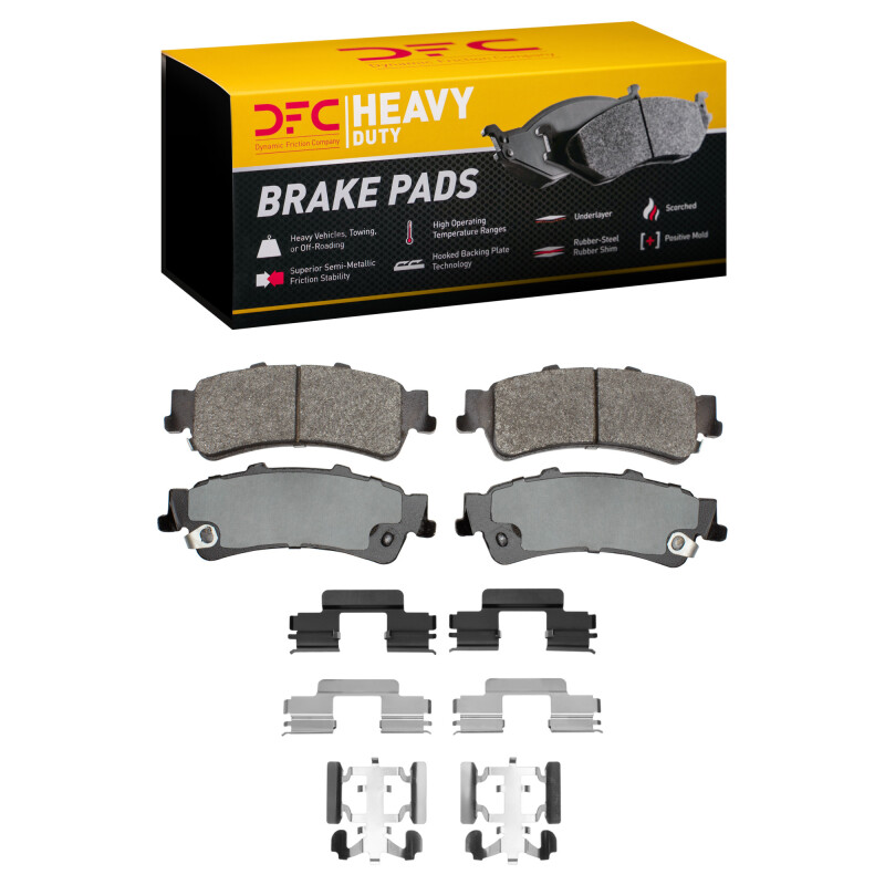 Chevrolet Silverado 1500 Classic Brake Pads - Rear - DFC - Heavy Duty Semi-Metallic - `03-`07
