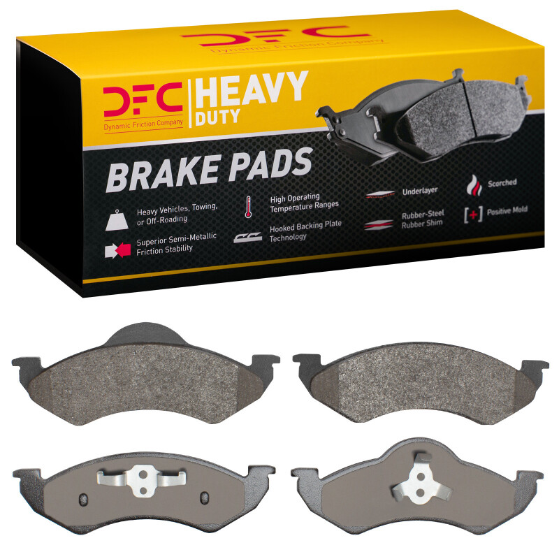 Dodge Durango Brake Pads - Front - DFC - Semi Metallic Heavy Duty - `00-`02