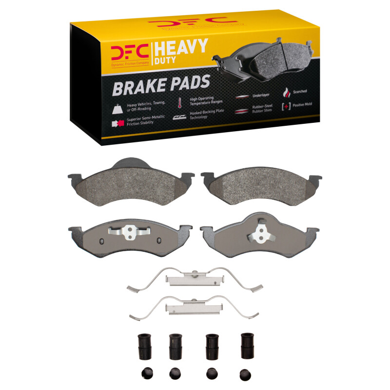 Dodge Dakota Brake Pads - Front - DFC - Heavy Duty Semi-Metallic - `00-`02