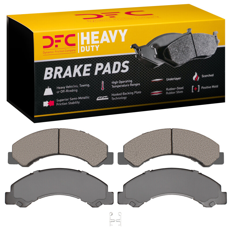 Chevrolet W3500 Brake Pads - Front/Rear - DFC - Heavy Duty + Semi-Metallic - `98-`24