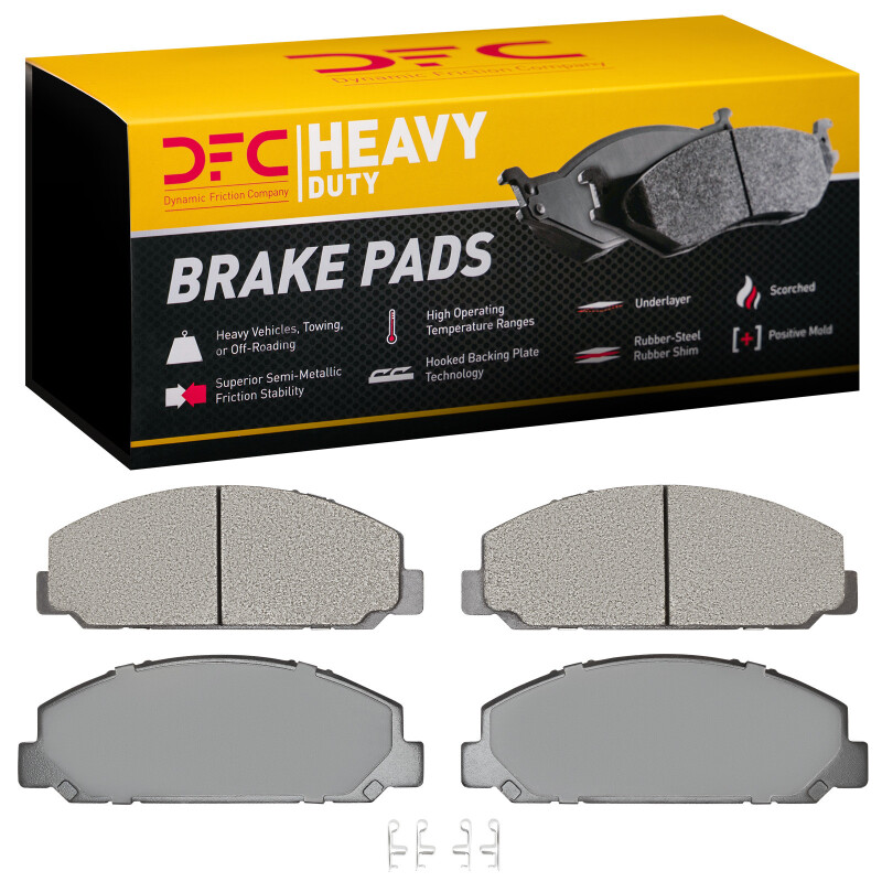 Chevrolet W5500 Tiltmaster Brake Pads - Rear/Front - DFC - Heavy Duty Pads - Semi Metallic - `99-`24