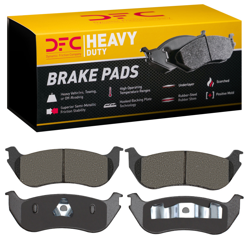 Ford Explorer Brake Pads - Rear - DFC - Semi-Metallic, Heavy Duty - `02-`05