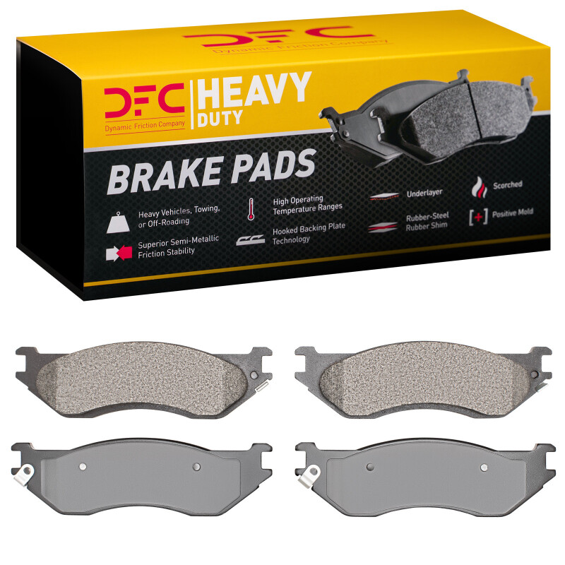 Dodge Durango Brake Pads - Front - DFC - Heavy Duty Semi Metallic - `02-`06