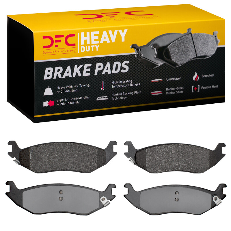 Chrysler Aspen Brake Pads - Rear - DFC - Semi Metallic, Heavy Duty - `02-`24