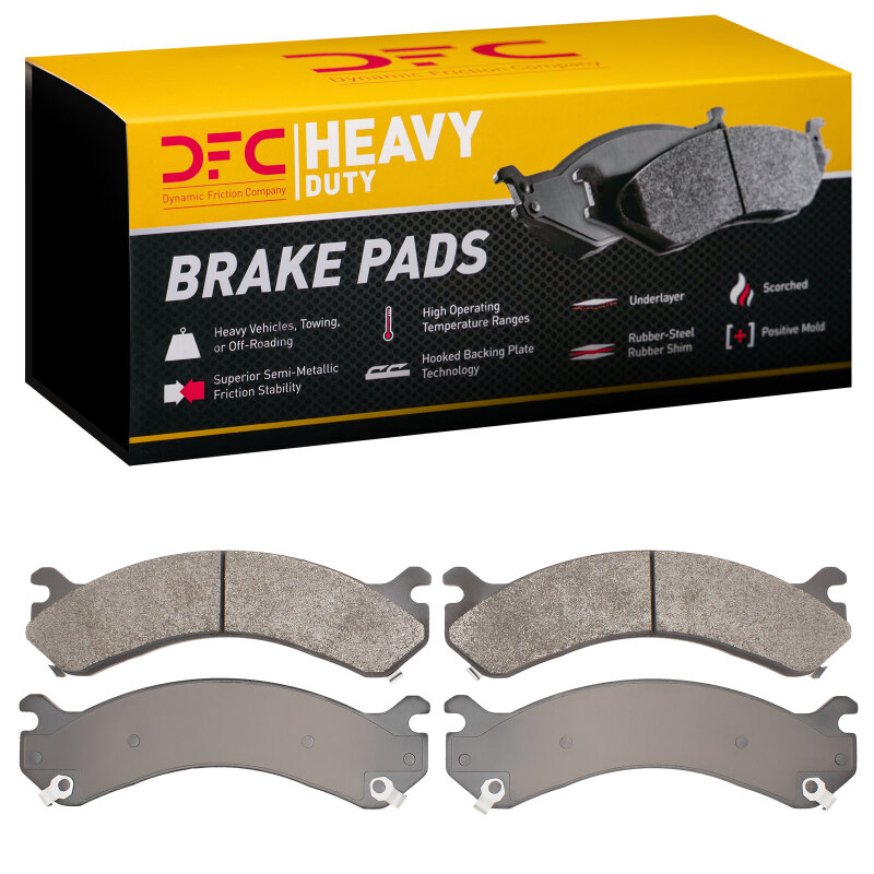 Chevrolet Silverado 3500 HD Brake Pads - Rear - DFC - Heavy Duty Semi-Metallic - `01-`10