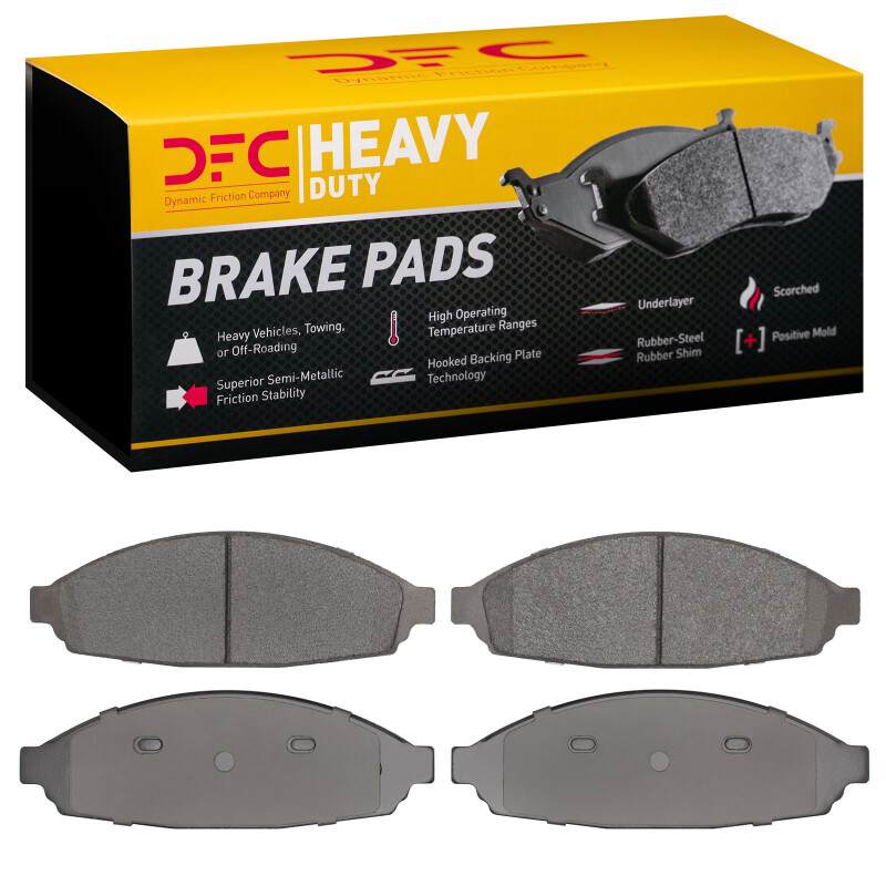 Ford Crown Victoria Brake Pads - Front - DFC - Semi Metallic - `03-`11