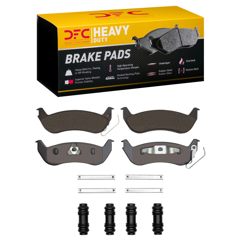 Ford Crown Victoria Brake Pads - Rear - DFC - Heavy Duty, Semi-Metallic - `03-`11
