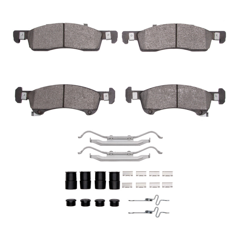 Ford Expedition Brake Pads - Front - DFC - Heavy Duty Semi-Metallic - `02-`06