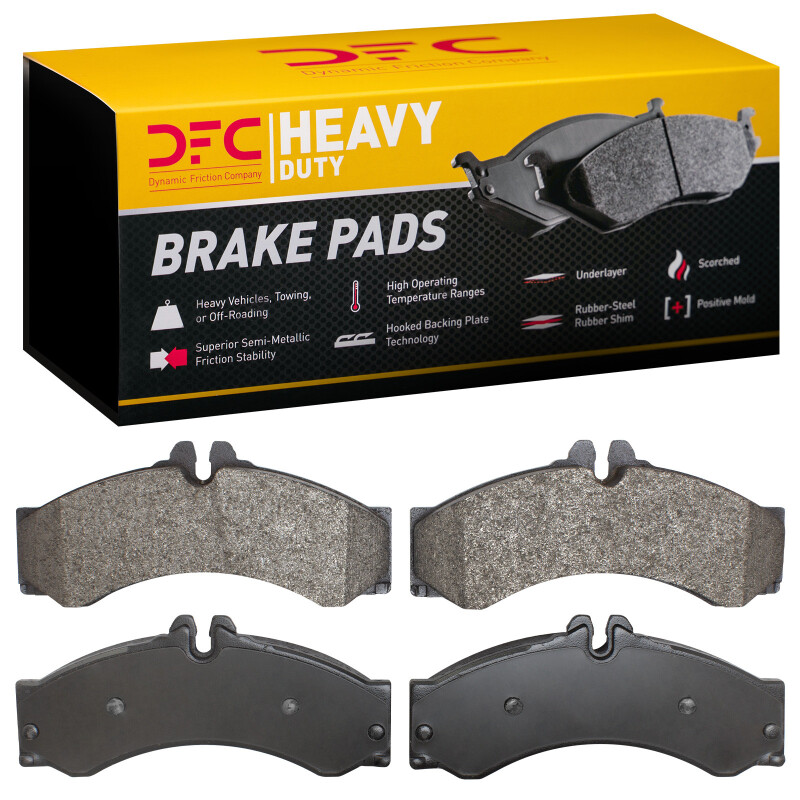 Dodge Sprinter 3500 Brake Pads - Rear/Front - DFC - Heavy Duty Semi Metallic - `02-`06