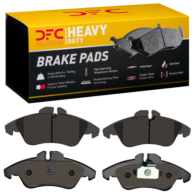 Dodge Sprinter 3500 Brake Pads - Front - DFC - Semi Metallic Heavy Duty - `02-`06
