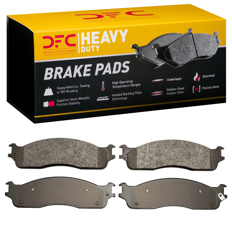 Dodge Ram 2500 Brake Pads - Front - DFC - Semi Metallic - `03-`08