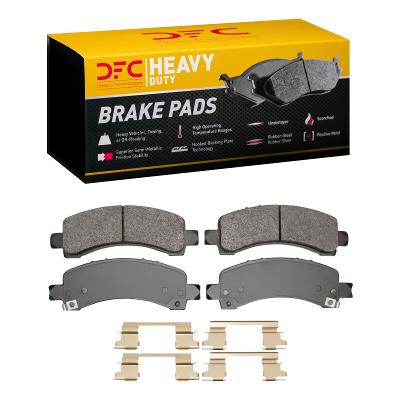 Chevrolet Express 3500 Brake Pads - Rear - DFC - Semi-Metallic, Heavy Duty - `03-`20