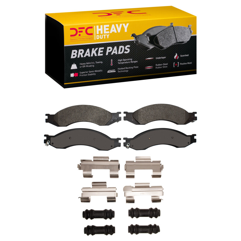 Chevrolet C5500 Kodiak Brake Pads - Rear/Front - DFC - Semi Metallic Heavy Duty - `03-`10