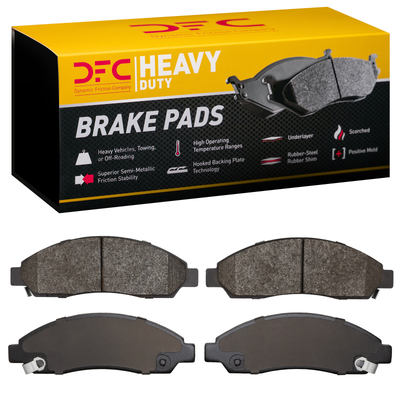 Chevrolet Colorado Brake Pads - Front - DFC - Semi Metallic, Heavy Duty - `04-`08