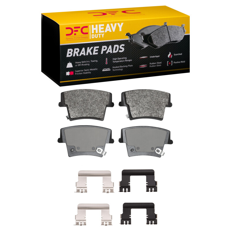 Dodge Magnum Brake Pads - Rear - DFC - Heavy Duty, Semi-Metallic - `06-`14