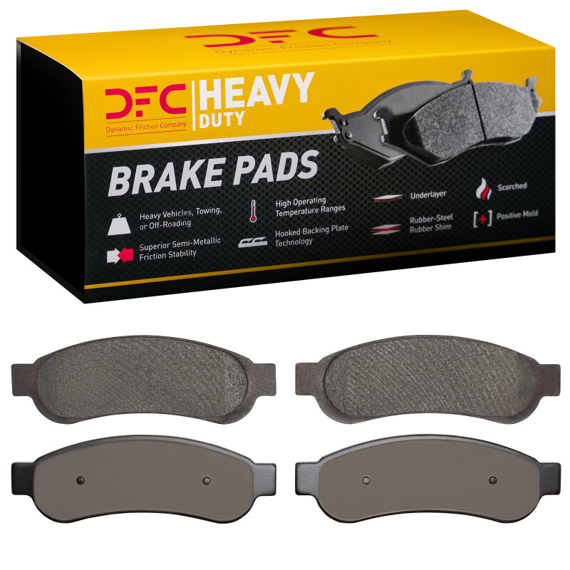 Ford F-350 Super Duty Brake Pads - Rear - DFC - Semi Metallic - `05-`10