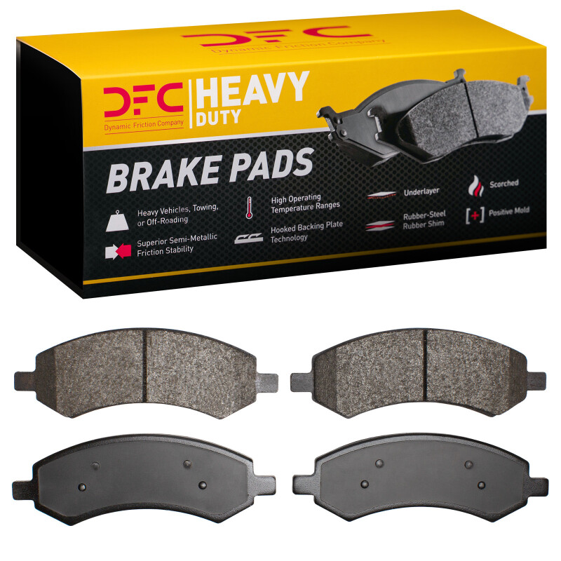 Chrysler Aspen Brake Pads - Front - DFC - Heavy Duty Semi-Metallic - `05-`24