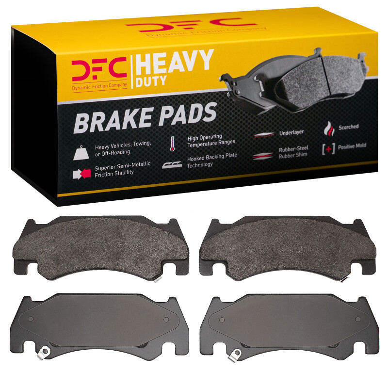 Dodge Ram 1500 Pickup Brake Pads - Front - DFC - Heavy Duty Semi-Metallic - `05-`06
