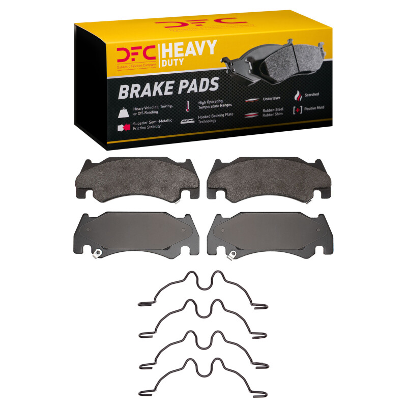 Dodge Ram 1500 Pickup Brake Pads - Front - DFC - Heavy Duty Semi-Metallic - `05-`06
