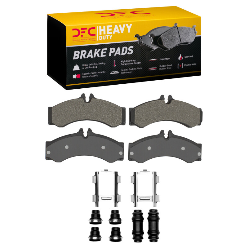 Dodge Sprinter 3500 Brake Pads - Front + Rear - DFC - Heavy Duty Semi-Metallic - `02-`06