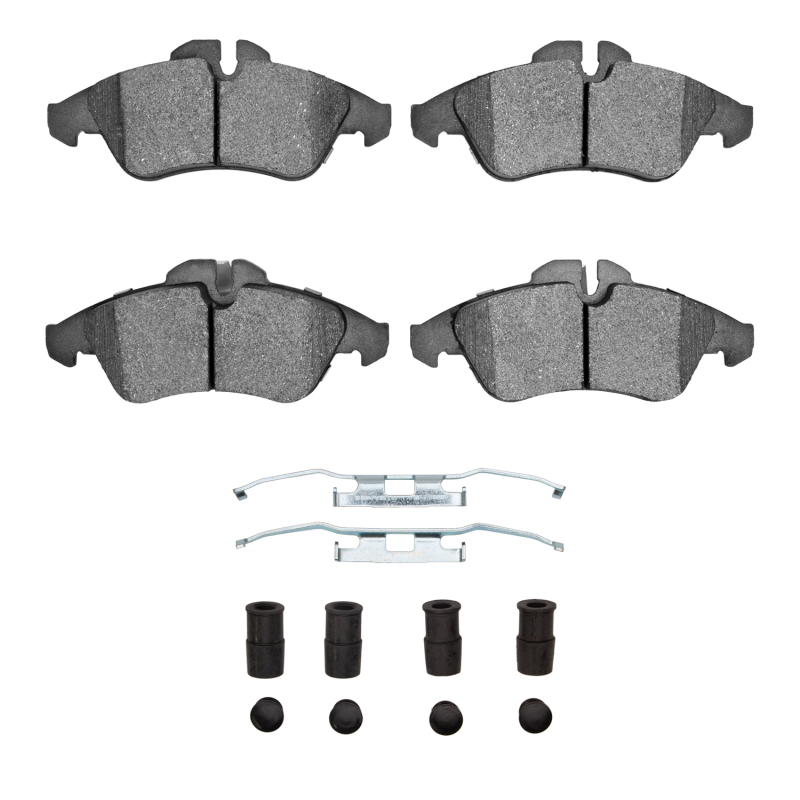 Dodge Sprinter 3500 Brake Pads - Front - DFC - Heavy Duty Semi-Metallic - `02-`06