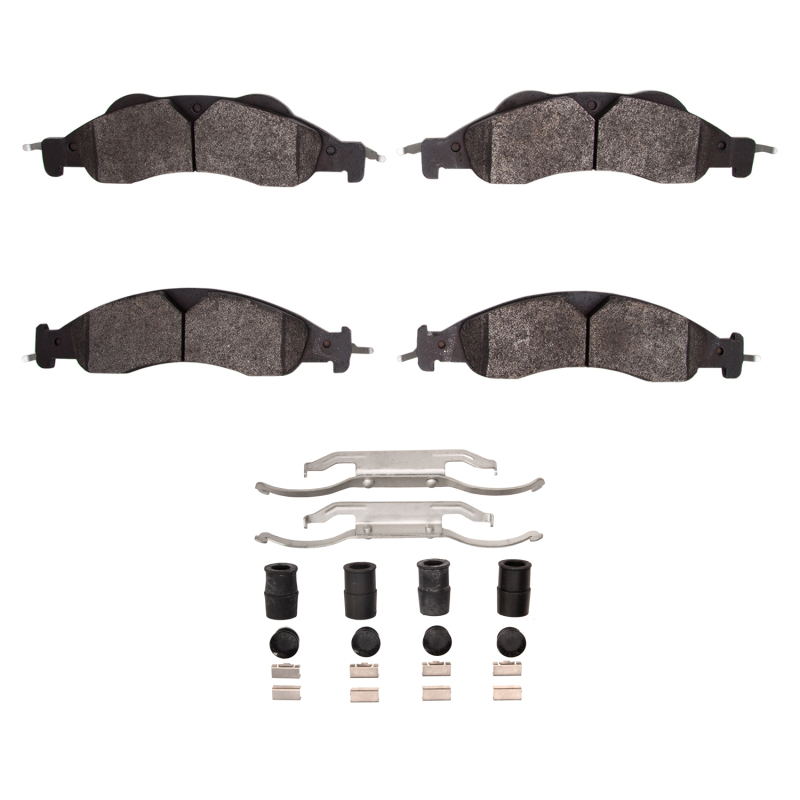 Ford Expedition Brake Pads - Front - DFC - Heavy Duty Semi-Metallic - `07-`09