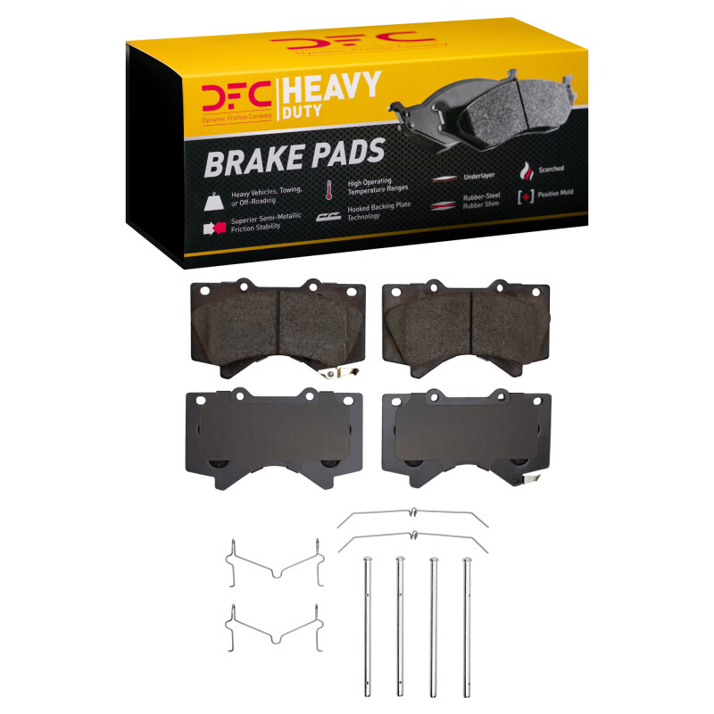 Lexus LX570 Brake Pads - Front - DFC - Heavy Duty Semi-Metallic - `07-`22