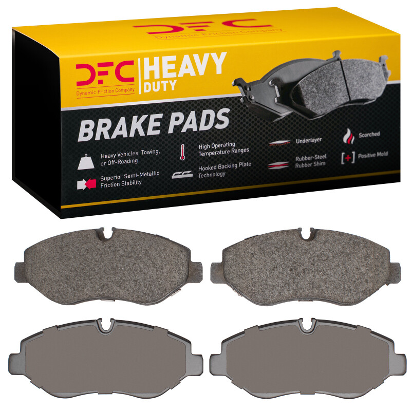 Dodge Sprinter 2500 Brake Pads - Front - DFC - Heavy Duty Pads - Semi Metallic - `07-`23