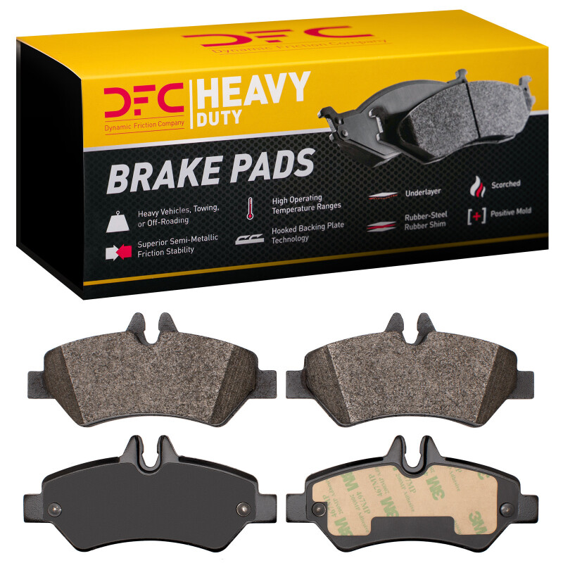 Dodge Sprinter 3500 Brake Pads - Rear - DFC - Semi Metallic - `06-`18