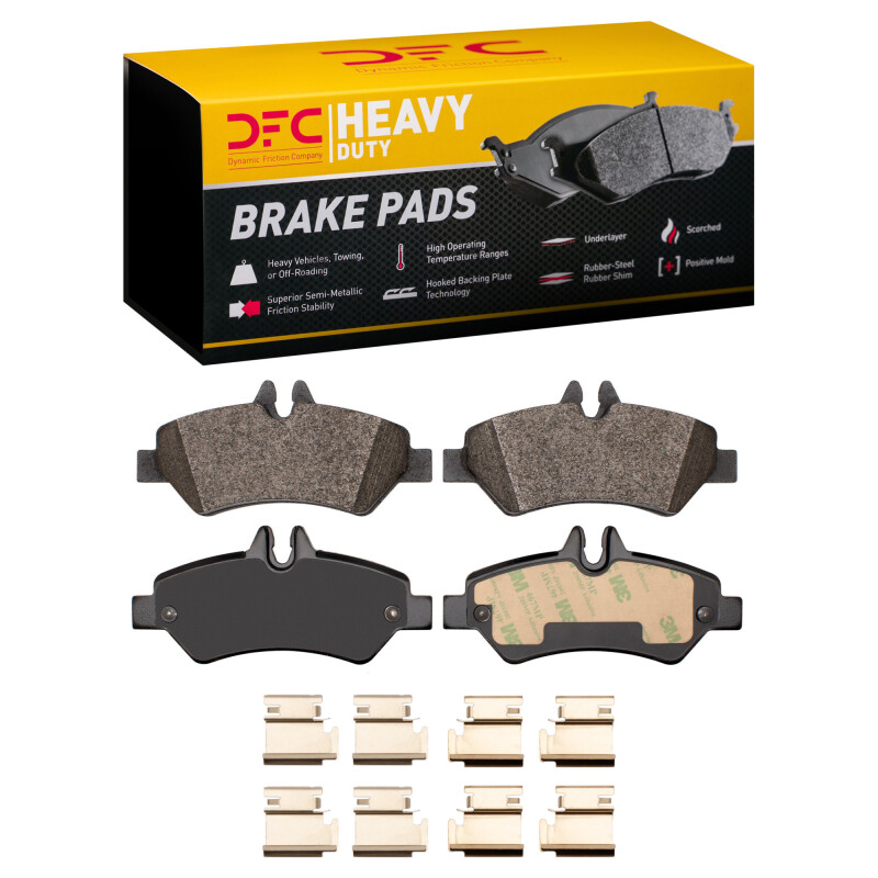 Dodge Sprinter 3500 Brake Pads - Rear - DFC - Semi-Metallic, Heavy Duty - `06-`18