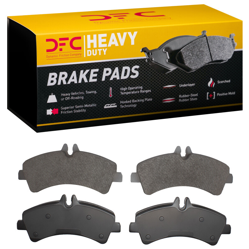 Dodge Sprinter 3500 Brake Pads - Rear - DFC - Semi Metallic, Heavy Duty - `06-`18