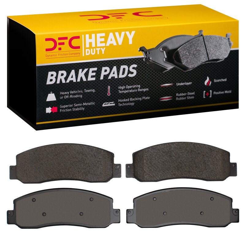 Ford F-350 Super Duty Brake Pads - Front - DFC - Semi Metallic - `10-`12