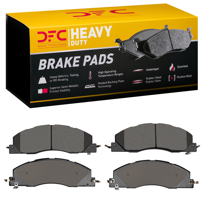 Dodge Ram 2500 Brake Pads - Front - DFC - Heavy Duty Semi Metallic - `09-`18