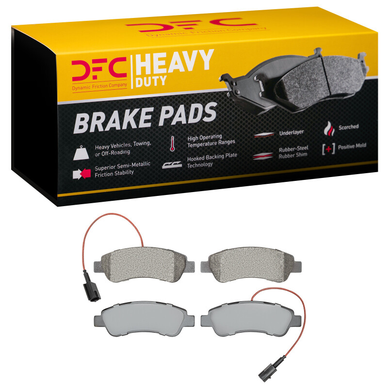 Ram ProMaster 3500 Brake Pads - Rear - DFC - Heavy Duty Semi-Metallic - `14-`21