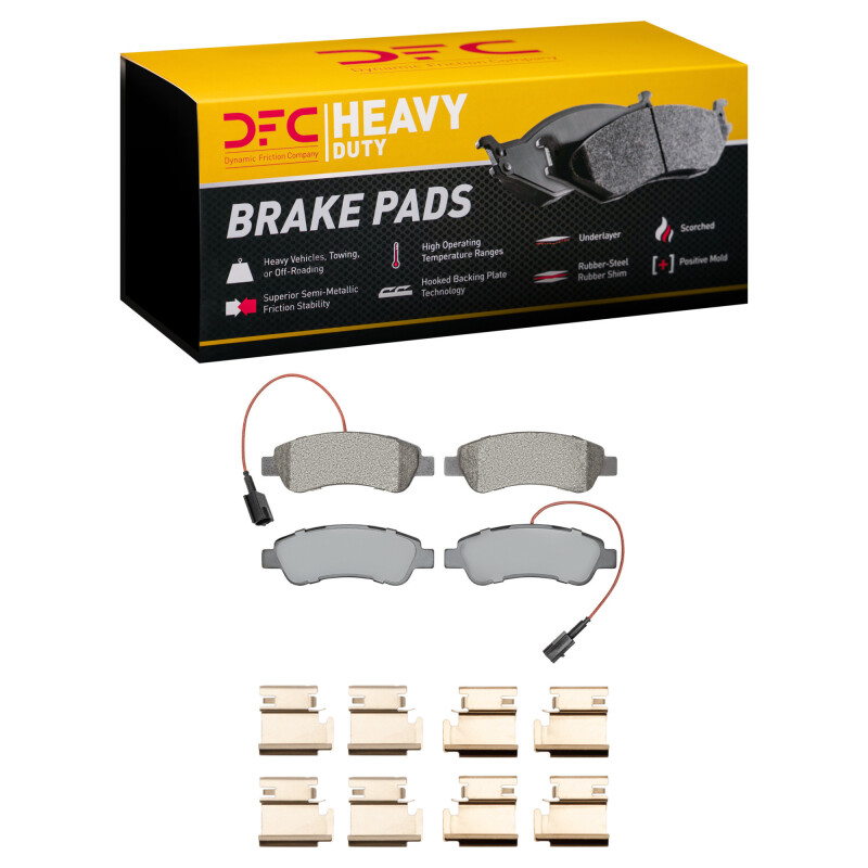 Ram ProMaster 3500 Brake Pads - Rear - DFC - Heavy Duty + Hardware Kit - `14-`21