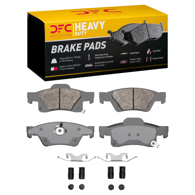 Dodge Durango Brake Pads - Rear - DFC - Heavy Duty + Hardware Kit - `11-`25