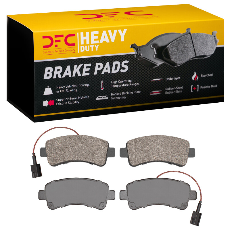 Ram ProMaster 2500 Brake Pads - Rear - DFC - Semi Metallic Heavy Duty - `14-`21