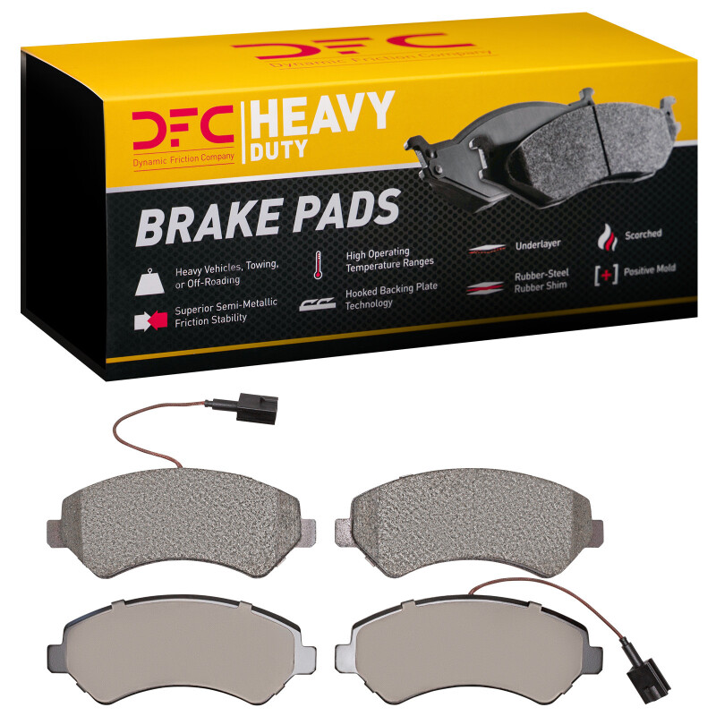 Ram ProMaster 1500 Brake Pads - Front - DFC - Heavy Duty Semi Metallic - `14-`25