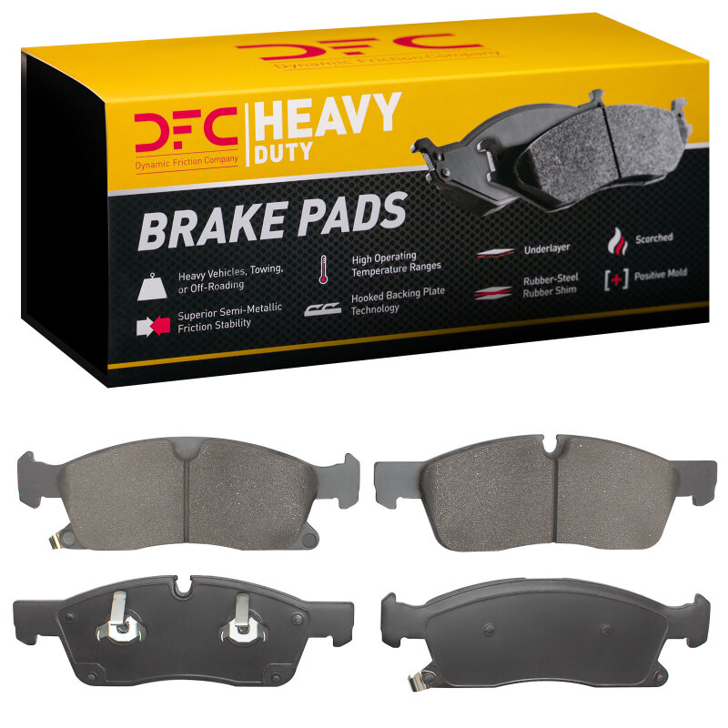 Dodge Durango Brake Pads - Front - DFC - Heavy Duty Semi Metallic - `11-`22