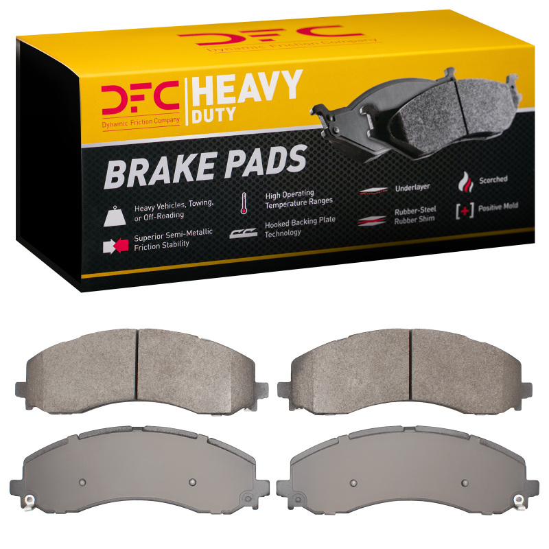Ram 4000 Brake Pads - Front - DFC - Semi Metallic Heavy Duty - `19-`25